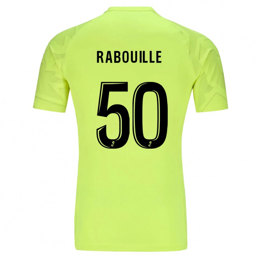 Danxen Heren Valentin Rabouille #50 Neon Groen Keepersshirt 2025/26 T-Shirt