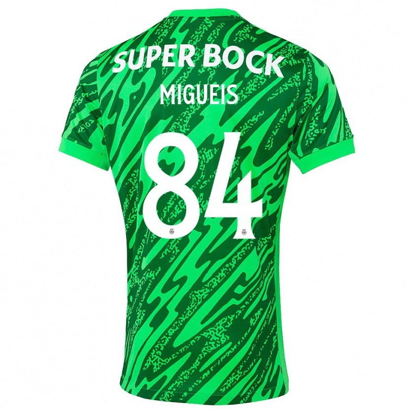 Danxen Heren Pedro Miguéis #84 Groen Wit Keepersshirt 2025/26 T-Shirt