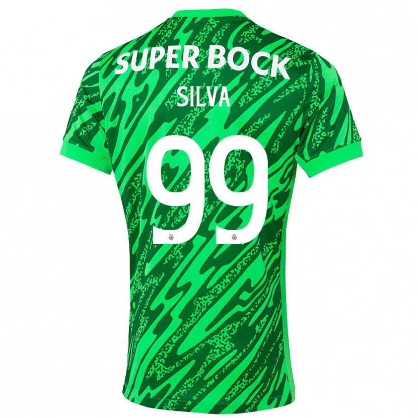 Danxen Heren Francisco Silva #99 Groen Wit Keepersshirt 2025/26 T-Shirt