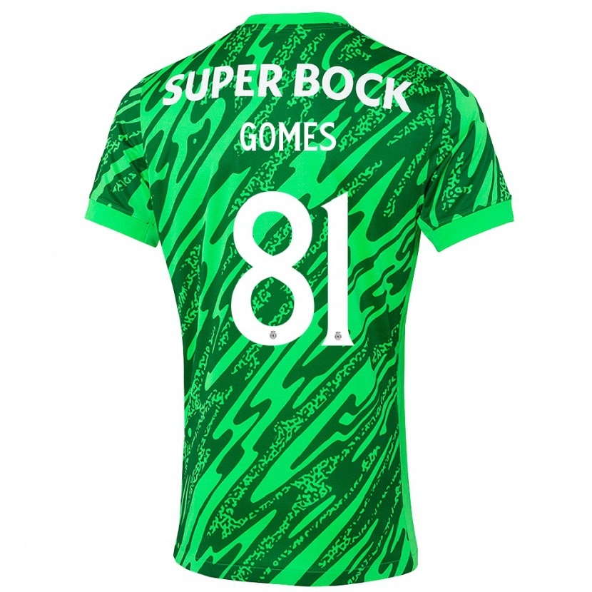 Danxen Heren Salvador Gomes #81 Groen Wit Keepersshirt 2025/26 T-Shirt
