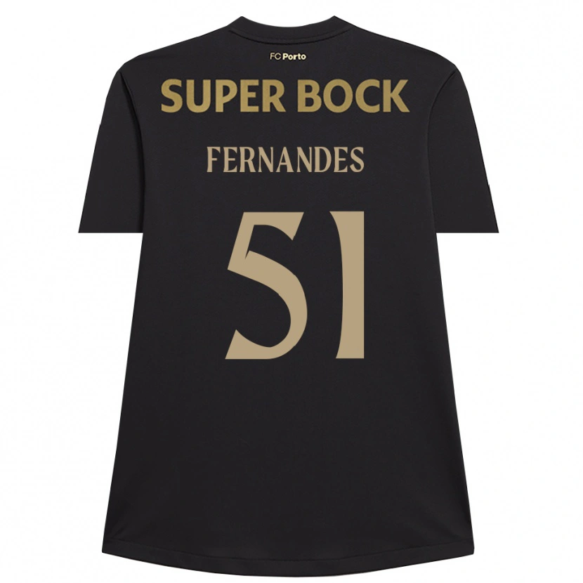 Danxen Heren Diogo Fernandes #51 Zwart Bruin Keepersshirt 2025/26 T-Shirt