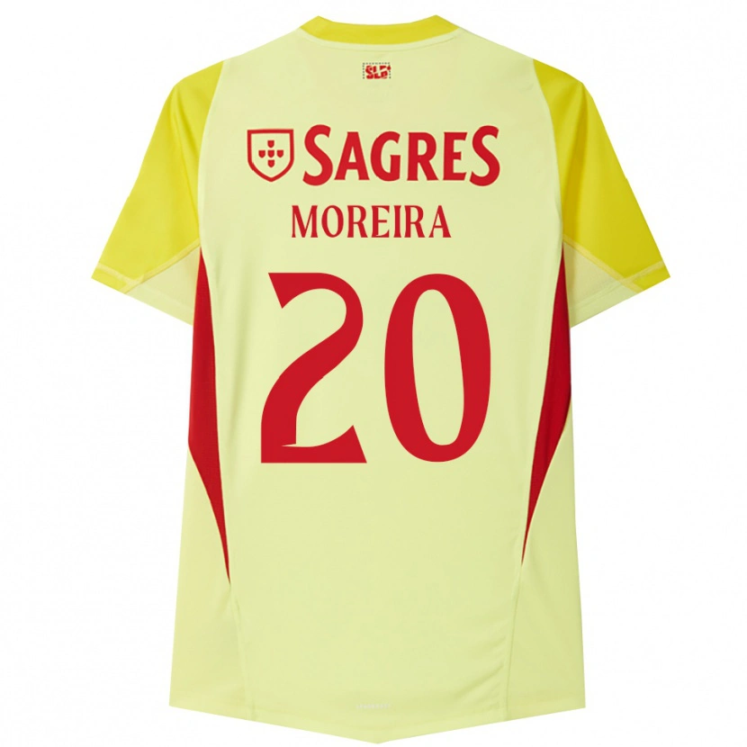 Danxen Heren André Moreira #20 Geel Rood Keepersshirt 2025/26 T-Shirt