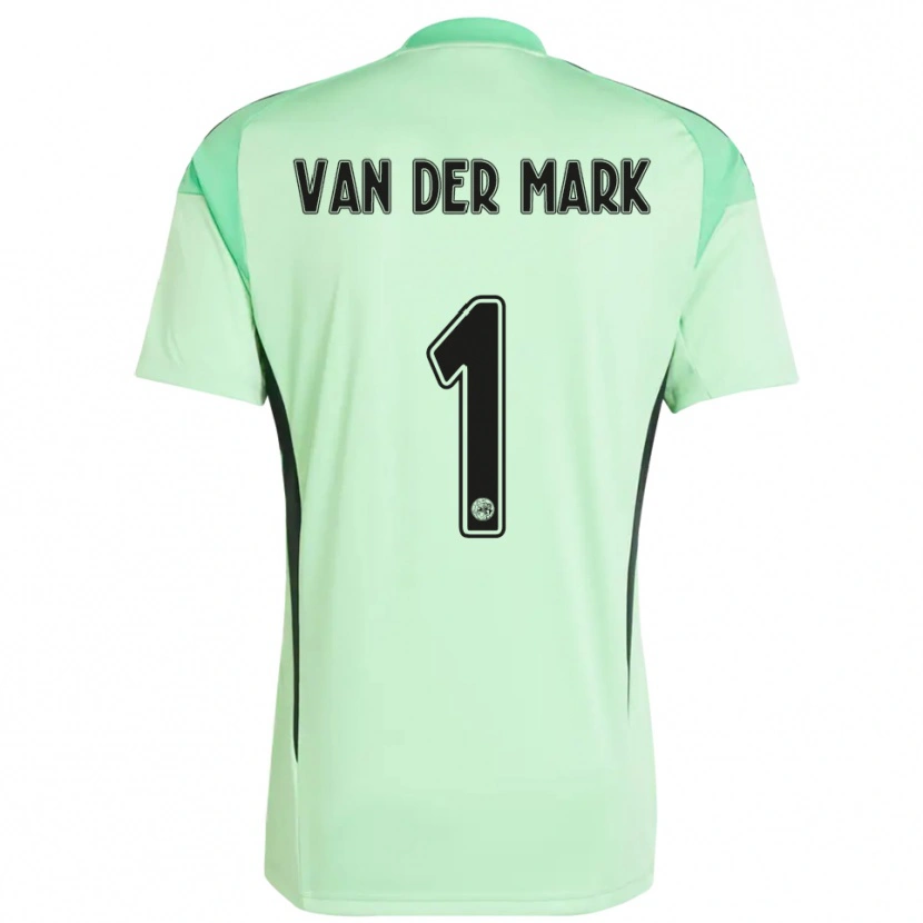 Danxen Heren Jesper van der Mark #1 Lichtgroen Zwart Keepersshirt 2025/26 T-Shirt