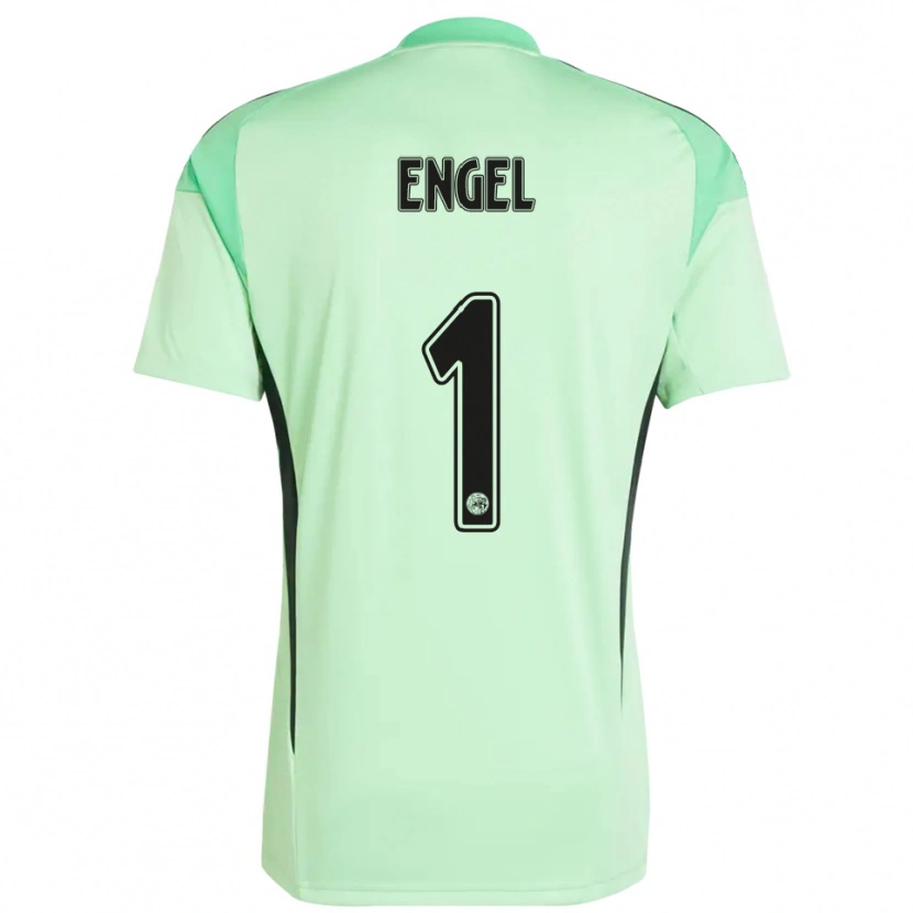 Danxen Heren Mark Engel #1 Lichtgroen Zwart Keepersshirt 2025/26 T-Shirt
