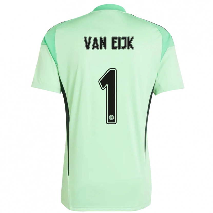 Danxen Heren Regina Van Eijk #1 Lichtgroen Zwart Keepersshirt 2025/26 T-Shirt