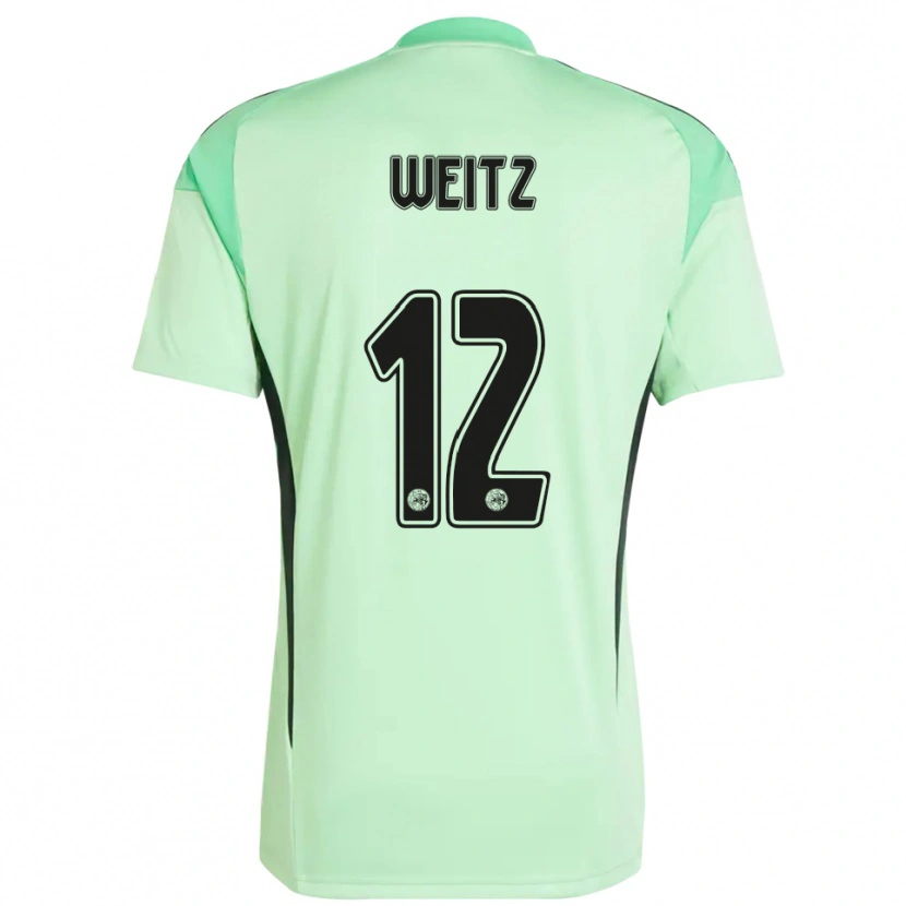 Danxen Heren Axel Weitz #12 Lichtgroen Zwart Keepersshirt 2025/26 T-Shirt