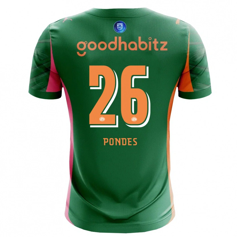 Danxen Heren Moon Pondes #26 Groen Oranje Keepersshirt 2025/26 T-Shirt
