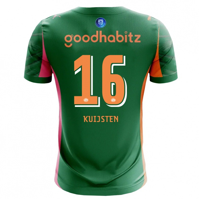 Danxen Heren Stijn Kuijsten #16 Groen Oranje Keepersshirt 2025/26 T-Shirt