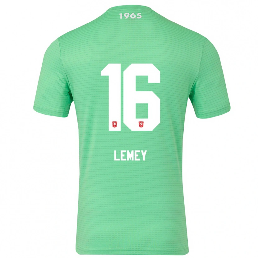 Danxen Heren Diede Lemey #16 Lichtgroen Wit Keepersshirt 2025/26 T-Shirt