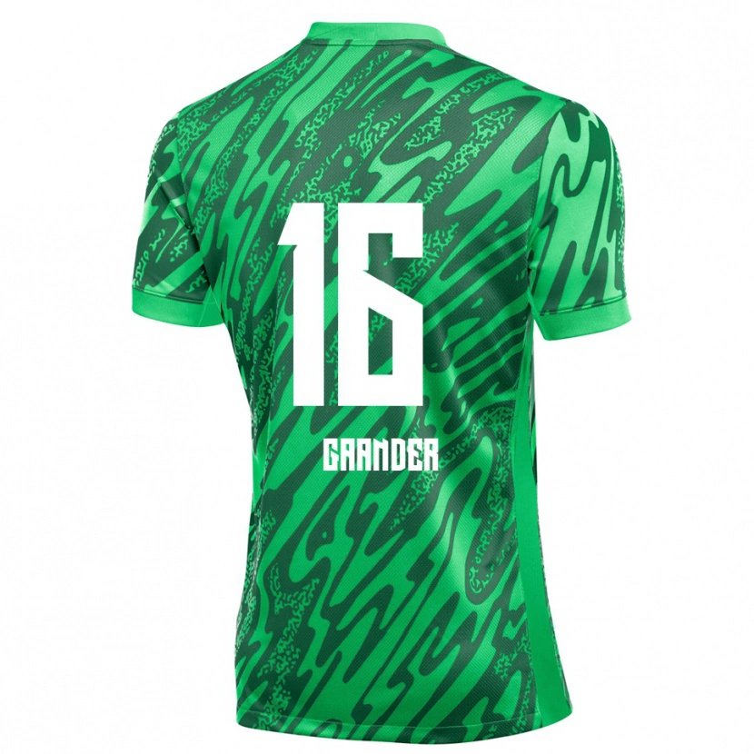Danxen Heren Christian Gaander #16 Groen Wit Keepersshirt 2025/26 T-Shirt
