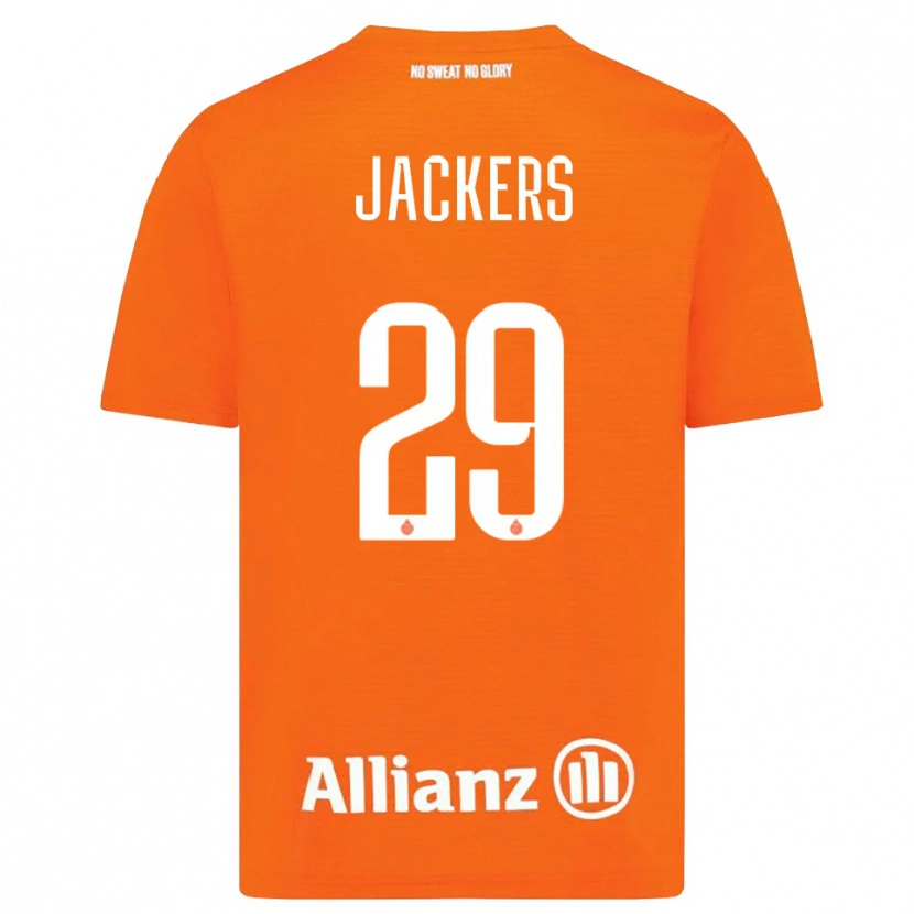 Danxen Heren Nordin Jackers #29 Oranje Wit Keepersshirt 2025/26 T-Shirt