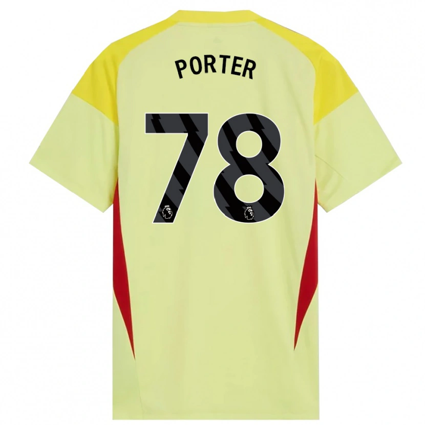 Danxen Heren Jack Porter #78 Geel Rood Zwart Keepersshirt 2025/26 T-Shirt
