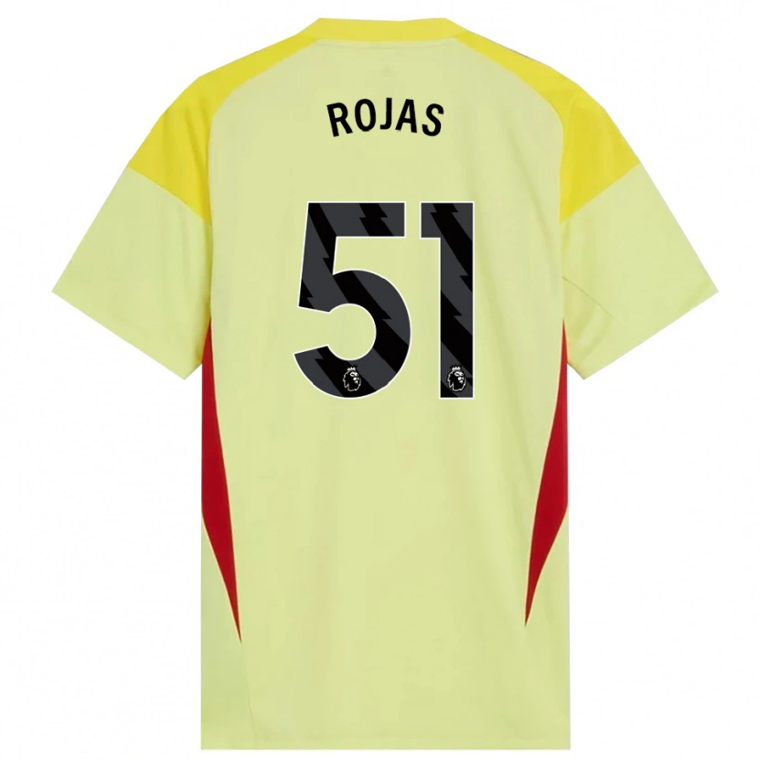 Danxen Heren Alexéi Rojas #51 Geel Rood Zwart Keepersshirt 2025/26 T-Shirt