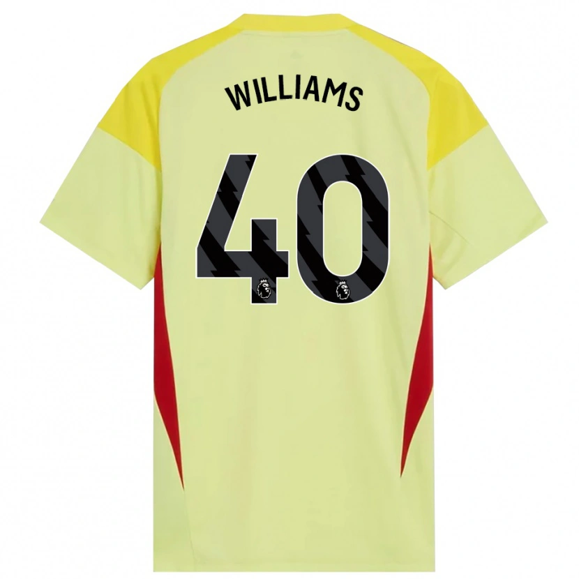 Danxen Heren Naomi Williams #40 Geel Rood Zwart Keepersshirt 2025/26 T-Shirt