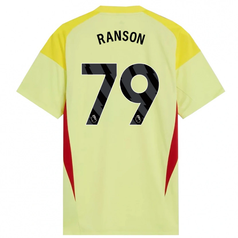 Danxen Heren Khari Ranson #79 Geel Rood Zwart Keepersshirt 2025/26 T-Shirt