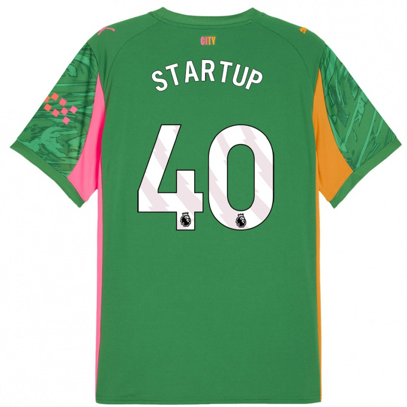 Danxen Heren Katie Startup #40 Groen Oranje Keepersshirt 2025/26 T-Shirt
