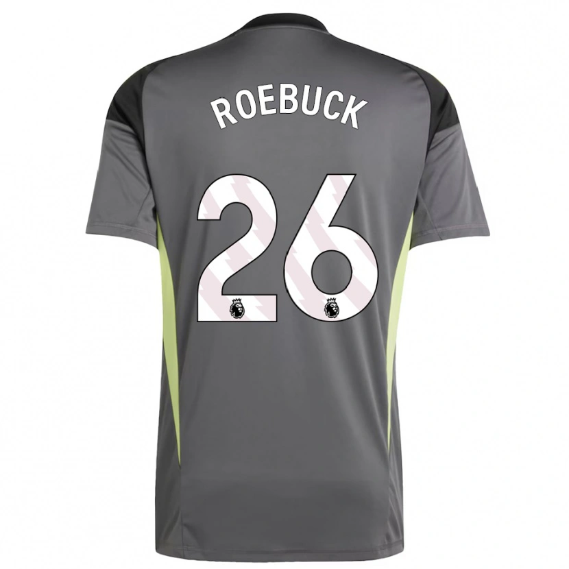 Danxen Heren Ellie Roebuck #26 Donkergrijs Zwart Keepersshirt 2025/26 T-Shirt
