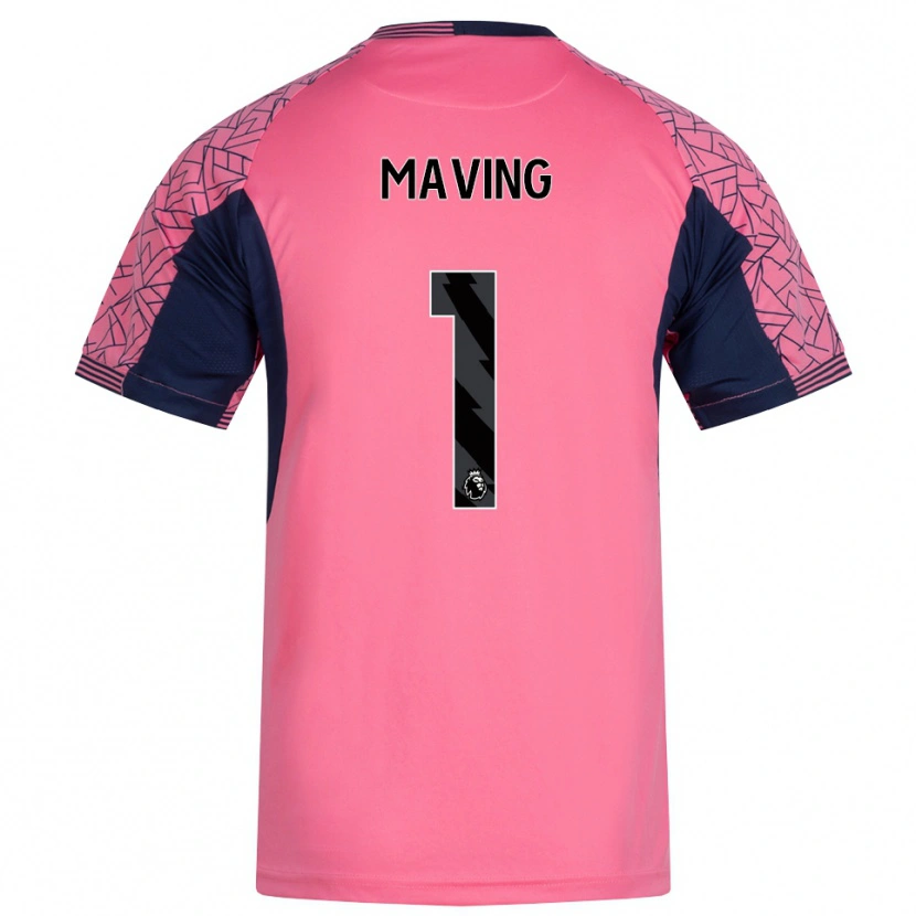 Danxen Heren Emily Maving #1 Roze Zwart Keepersshirt 2025/26 T-Shirt