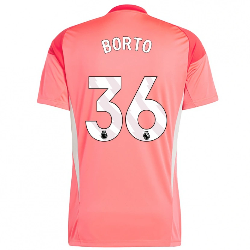 Danxen Heren Alex Borto #36 Rood Wit Keepersshirt 2025/26 T-Shirt