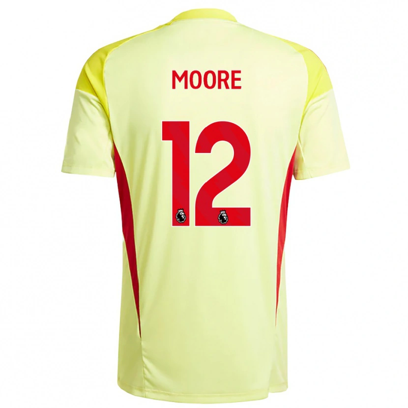 Danxen Heren Daniel Moore #12 Lichtgeel Oranje Keepersshirt 2025/26 T-Shirt
