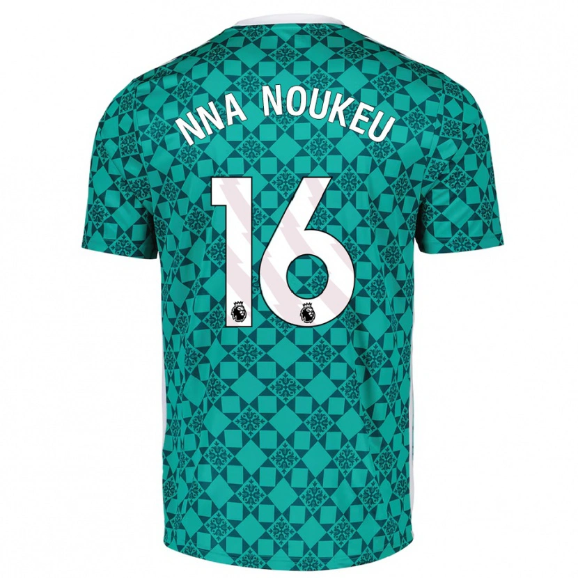 Danxen Heren Blondy Nna Noukeu #16 Groen Wit Keepersshirt 2025/26 T-Shirt