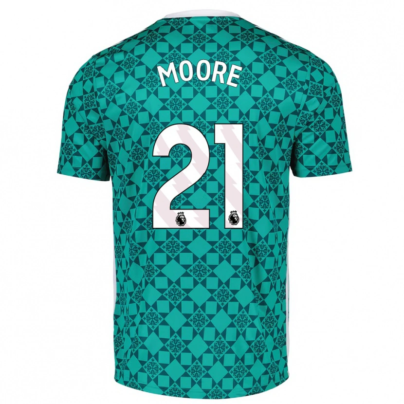 Danxen Heren Simon Moore #21 Groen Wit Keepersshirt 2025/26 T-Shirt