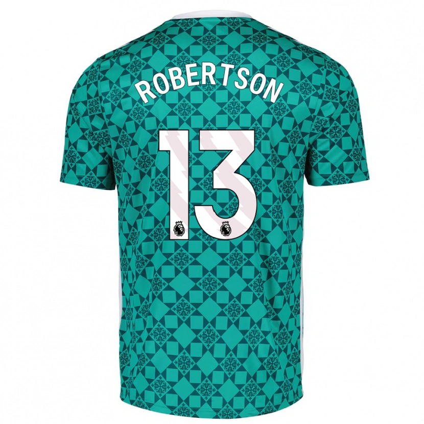 Danxen Heren Finley Robertson #13 Groen Wit Keepersshirt 2025/26 T-Shirt