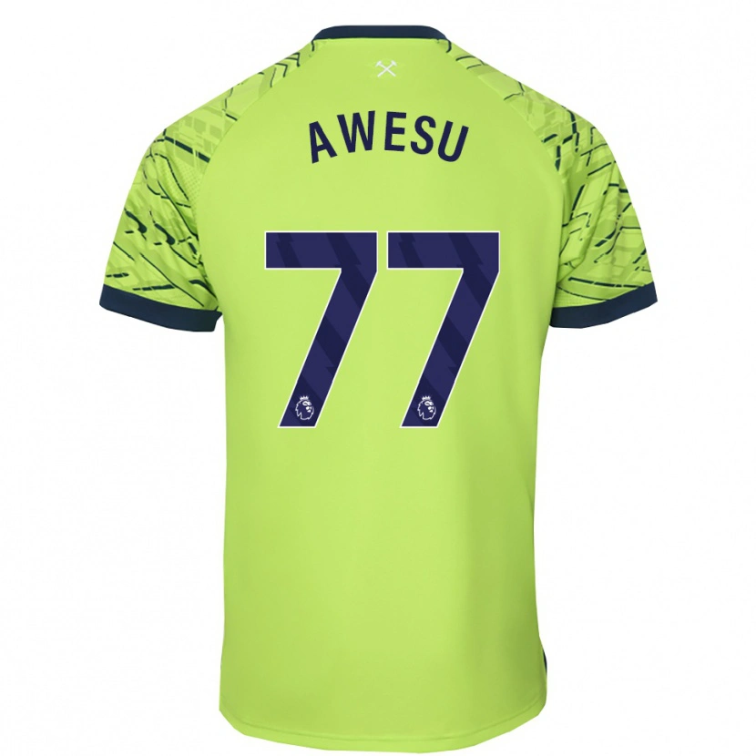 Danxen Heren Lanre Awesu #77 Fluorescerend Groen Keepersshirt 2025/26 T-Shirt