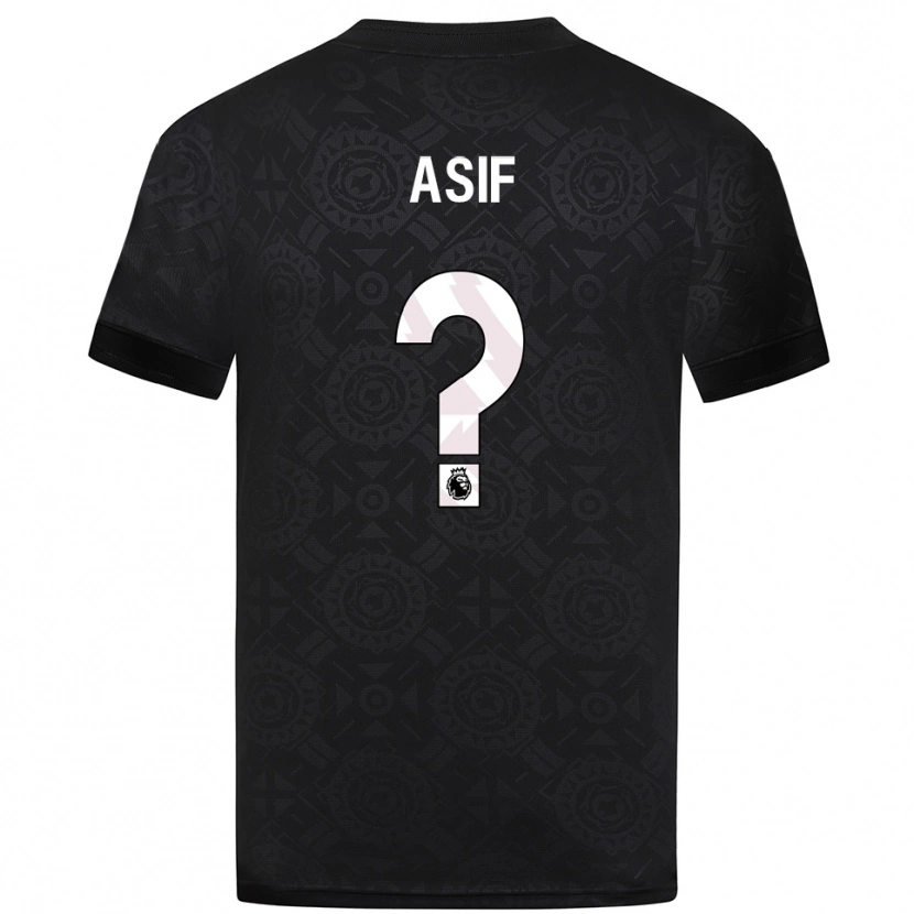 Danxen Heren Dawood Asif #0 Zwart Wit Keepersshirt 2025/26 T-Shirt