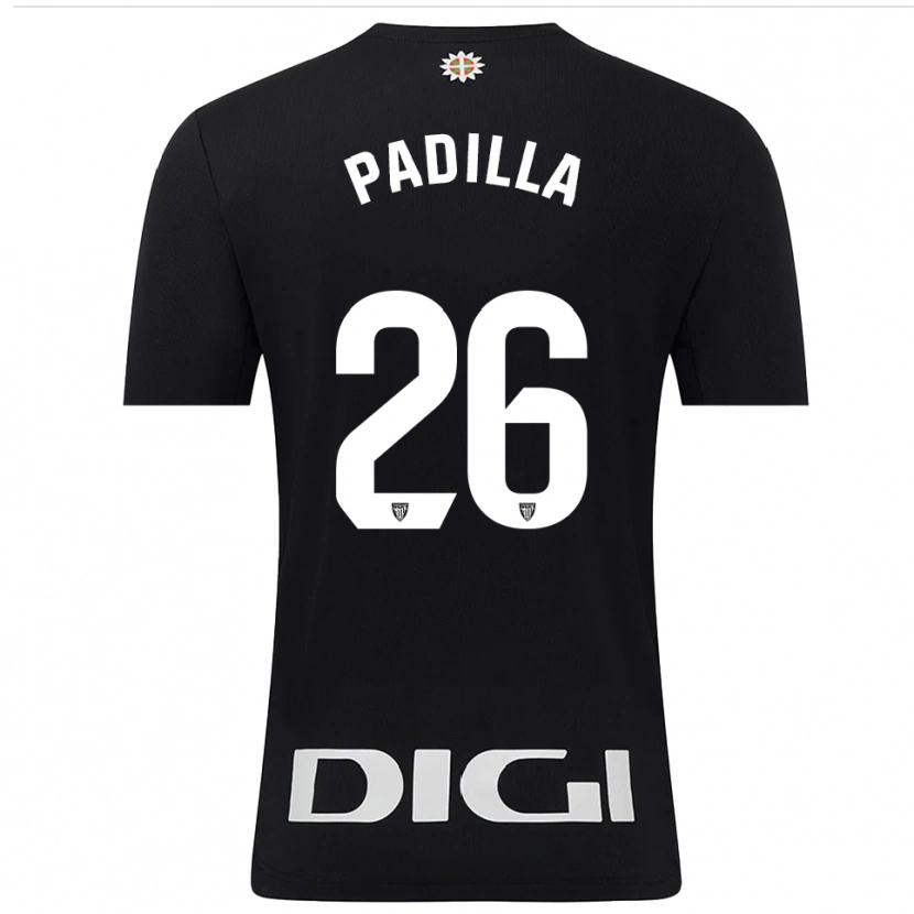 Danxen Heren Álex Padilla #26 Zwart Wit Keepersshirt 2025/26 T-Shirt