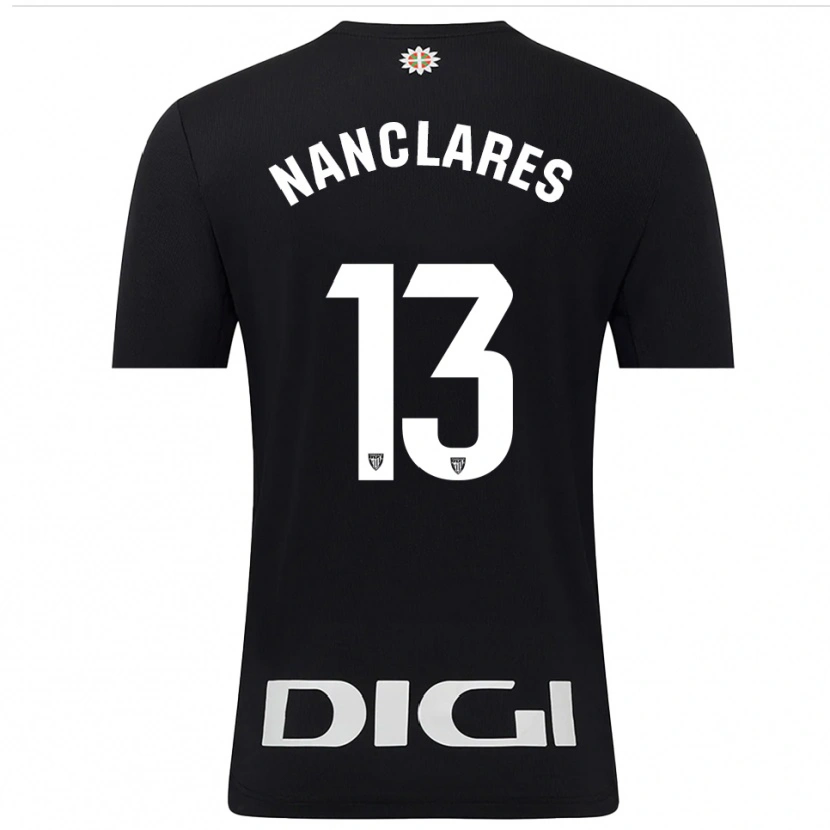 Danxen Heren Adriana Nanclares Romero #13 Zwart Wit Keepersshirt 2025/26 T-Shirt