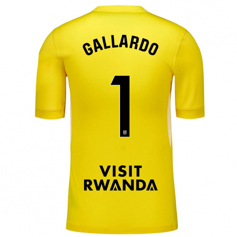 Danxen Heren Lola Gallardo #1 Geel Zwart Keepersshirt 2025/26 T-Shirt