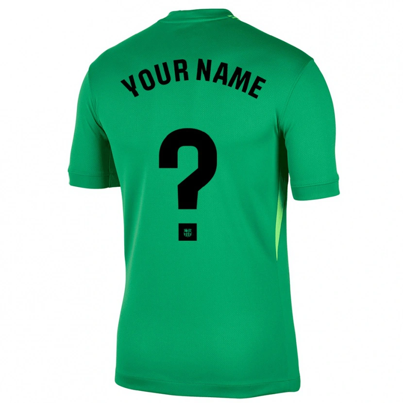 Danxen Heren Barcelona Groen Zwart Keepersshirt 2025/26 T-Shirt