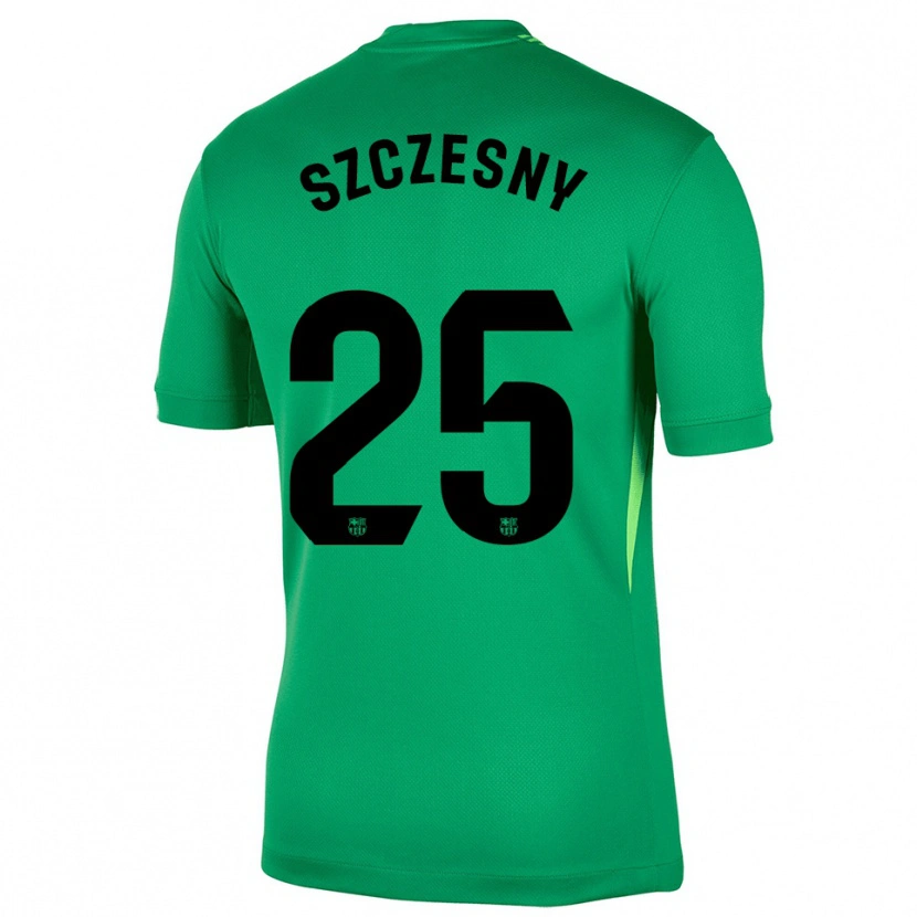 Danxen Heren Wojciech Szczesny #25 Groen Zwart Keepersshirt 2025/26 T-Shirt