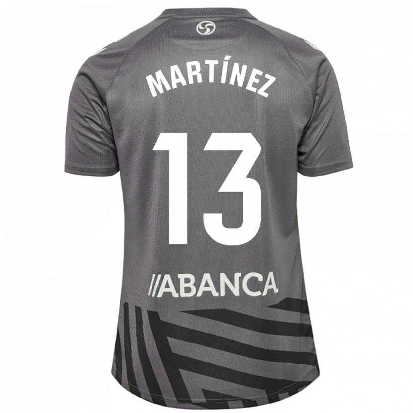 Danxen Heren Naiara Martínez #13 Donkergrijs Zwart Keepersshirt 2025/26 T-Shirt