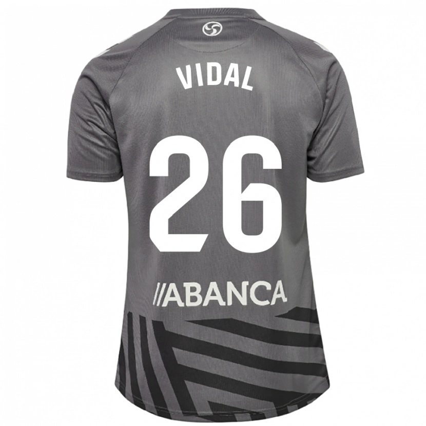 Danxen Heren Marc Vidal #26 Donkergrijs Zwart Keepersshirt 2025/26 T-Shirt