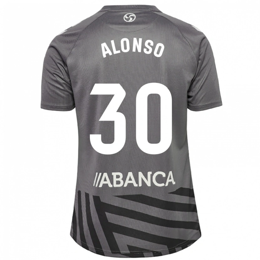 Danxen Heren Adriana Alonso #30 Donkergrijs Zwart Keepersshirt 2025/26 T-Shirt