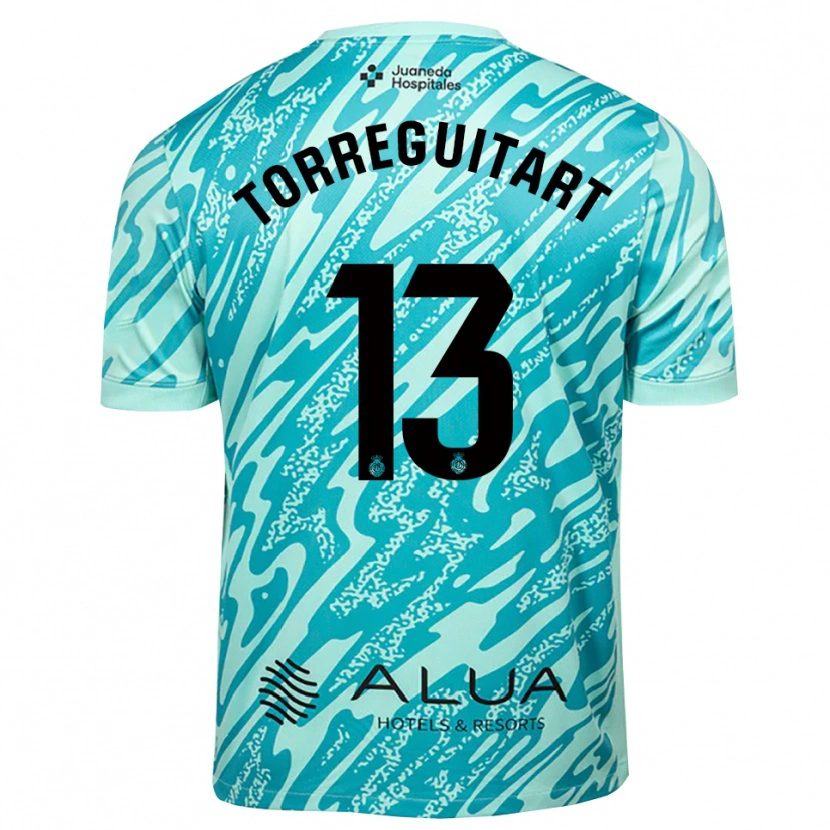 Danxen Heren Nil Torreguitart #13 Cyaan Zwart Keepersshirt 2025/26 T-Shirt