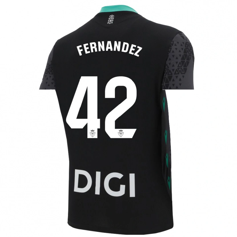 Danxen Heren Rafa Fernández #42 Donkergrijs Zwart Keepersshirt 2025/26 T-Shirt