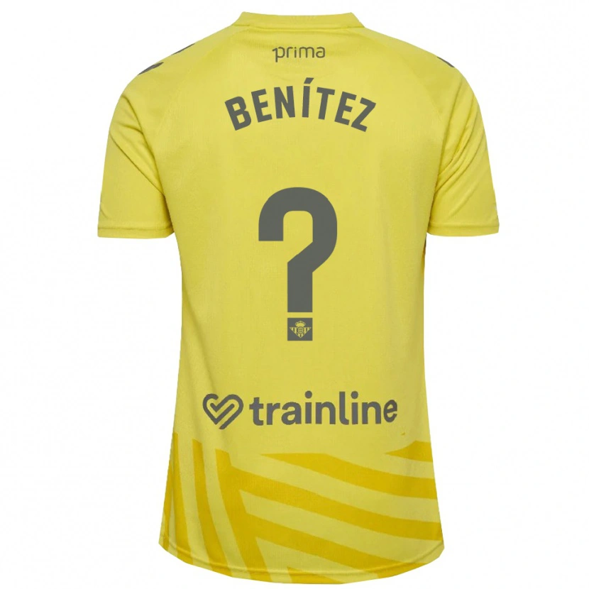 Danxen Heren David Benítez #0 Geel Grijs Keepersshirt 2025/26 T-Shirt