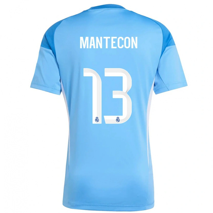 Danxen Heren Hugo Mantecón #13 Hemelsblauw Wit Keepersshirt 2025/26 T-Shirt