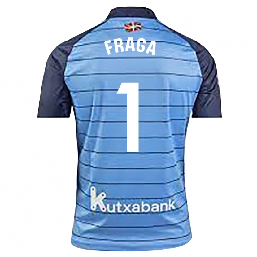 Danxen Heren Aitor Fraga #1 Marineblauw Keepersshirt 2025/26 T-Shirt
