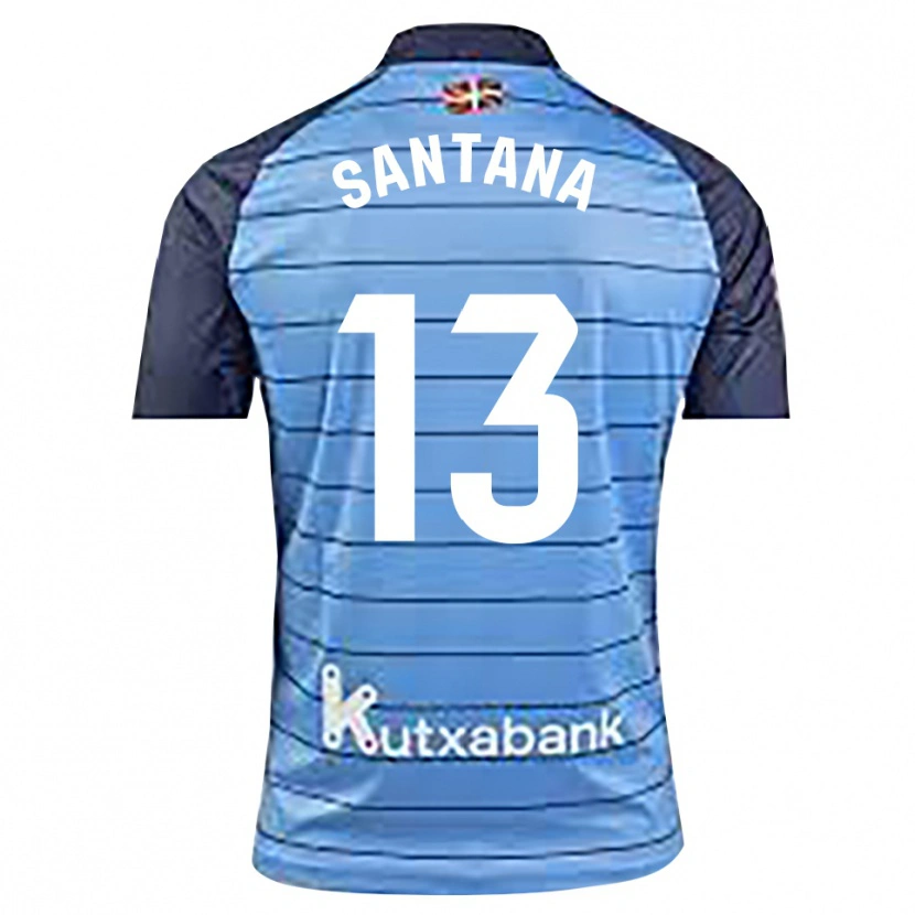 Danxen Heren Olatz Santana #13 Marineblauw Keepersshirt 2025/26 T-Shirt