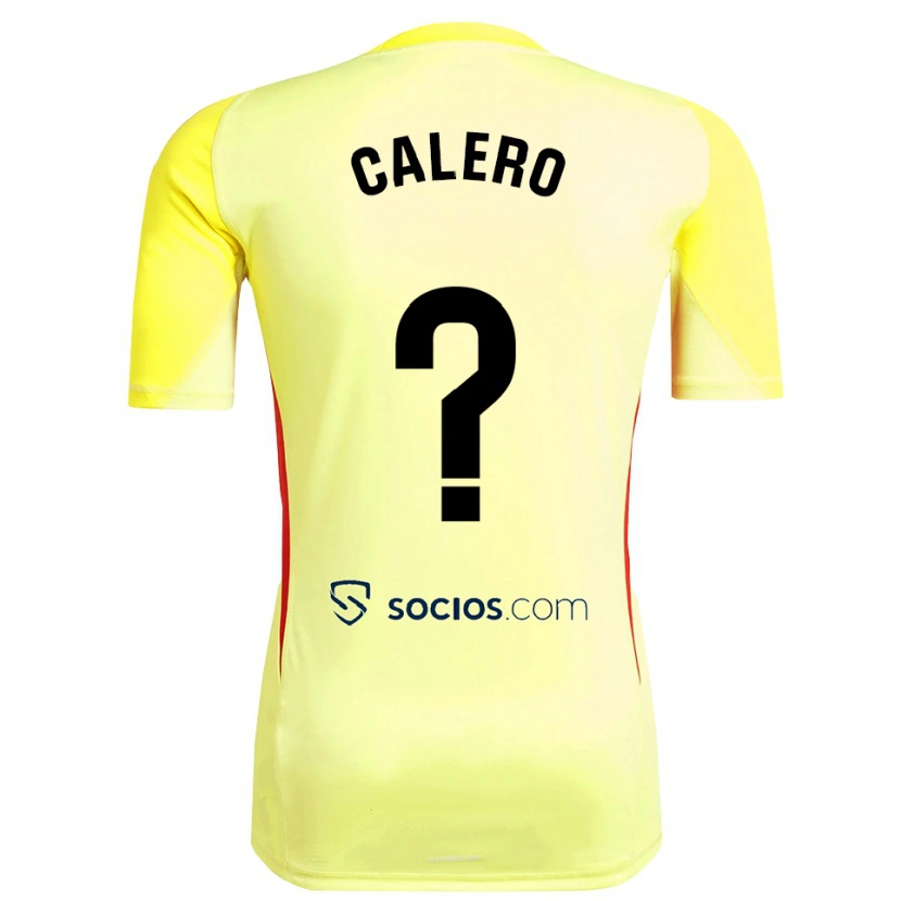 Danxen Heren Josema Calero #0 Geel Rood Zwart Keepersshirt 2025/26 T-Shirt