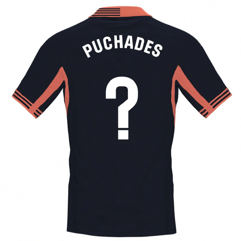 Danxen Heren Fran Puchades #0 Zwart Wit Oranje Keepersshirt 2025/26 T-Shirt