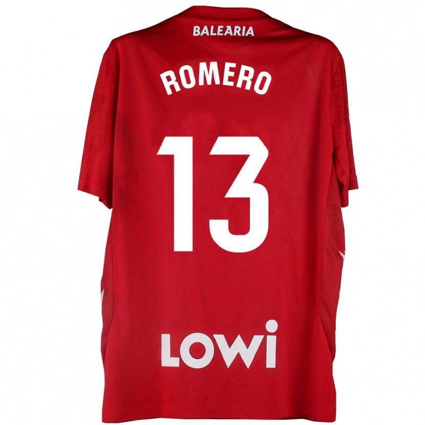 Danxen Heren Cayetano Romero #13 Rood Wit Keepersshirt 2025/26 T-Shirt
