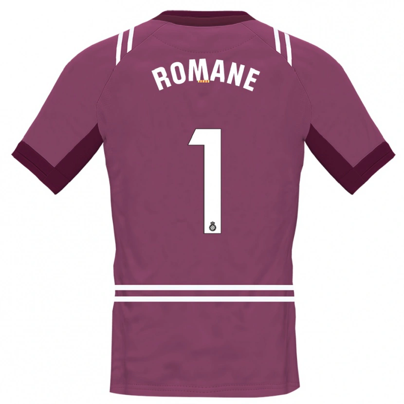 Danxen Heren Romane Salvador #1 Bordeaux Wit Keepersshirt 2025/26 T-Shirt