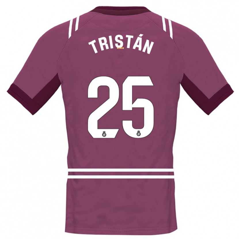 Danxen Heren Pol Tristán #25 Bordeaux Wit Keepersshirt 2025/26 T-Shirt