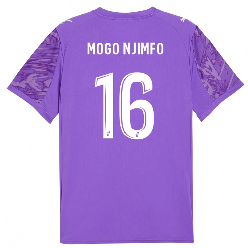 Danxen Heren Arthur Mogo Njimfo #16 Lila Wit Keepersshirt 2025/26 T-Shirt