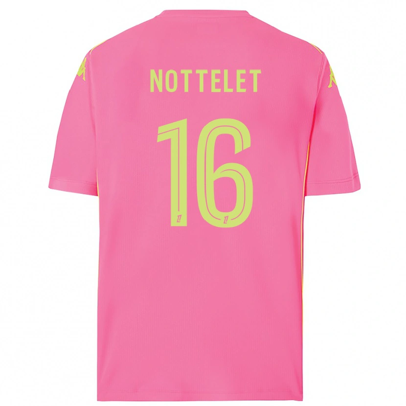Danxen Heren Gillian Nottelet #16 Hot Pink Keepersshirt 2025/26 T-Shirt